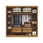 Guarda Roupa Casal Com Espelho 6 Portas 4 Gavetas Veneza Tcil