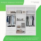 Guarda-roupa Casal Com Espelho 6 Portas 4 Gavetas Verona Prem