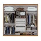 Guarda-roupa Casal Com Espelho 6 Portas 5 Gavetas Aries Rover