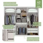Guarda-roupa Casal Com Espelho 6 Portas 5 Gavetas Únique Bran