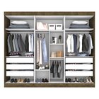 Guarda Roupa Casal Com Espelho 6 Portas 6 Gavetas 100% Mdf Fê