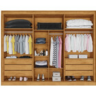 Guarda Roupa Casal Com Espelho 6 Portas 6 Gavetas - Argos-per