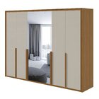 Guarda-roupa Casal Com Espelho 6 Portas 6 Gavetas Imperatore
