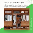 Guarda-roupa Casal Com Espelho 6 Portas 6 Gavetas Órion Premi