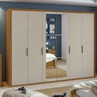 Guarda-roupa Casal Com Espelho 6 Portas 6 Gavetas Stillus Rov