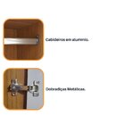 Guarda Roupa Casal Com Espelho 6 Portas 8 Gavetas 181cm Sevil