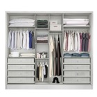 Guarda Roupa Casal Com Espelho 6 Portas 8 Gavetas - Robust -b