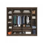 Guarda-roupa Casal Com Espelho 6 Portas De Bater 4 Gavetas Ve