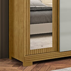 Guarda Roupa Casal Com Espelho 6 Portas E Pés Bogotá Visão Mó