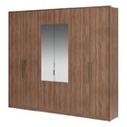 Guarda Roupa Casal Com Espelho 6 Portas Guardian Freijó