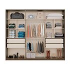 Guarda Roupa Casal Com Espelho 6 Portas Guardian Legno