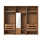 Guarda-roupa Casal Com Espelho 6 Portas rockford Canella