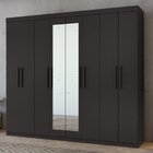 Guarda Roupa Casal Com Espelho 8 Portas 4 Gavetas Andara Móve