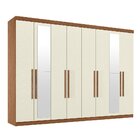 Guarda-roupa Casal Com Espelho 8 Portas 4 Gavetas Master New