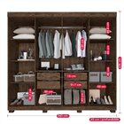 Guarda Roupa Casal Com Espelho 8 Portas 4 Gavetas Milão Imop