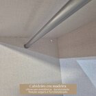 Guarda-roupa Casal Com Espelho 8 Portas 4 Gavetas Paris  Preto