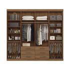 Guarda-Roupa Casal com Espelho 8 Portas 6 Gavetas 238,80cm Ma