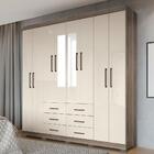 Guarda Roupa Casal Com Espelho 8 Portas 6 Gavetas Liverpool 8