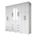 Guarda Roupa Casal Com Espelho 8 Portas 6 Gavetas Liverpool 8