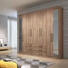 Guarda Roupa Casal Com Espelho 8 Portas Master Atacama - Sant