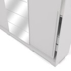 Guarda-roupa Casal Com Espelho Agave 3 Pt 4 Gv Branco