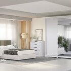 Guarda-roupa Casal Com Espelho Agave 3 Pt 4 Gv Branco