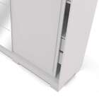 Guarda-roupa Casal Com Espelho Agave 3 Pt 4 Gv Branco