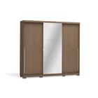 Guarda-roupa Casal Com Espelho Agave 3 Pt 4 Gv Branco