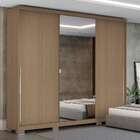 Guarda-roupa Casal Com Espelho Agave 3 Pt 4 Gv Nature