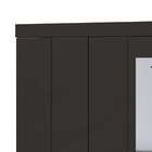 Guarda-roupa Casal Com Espelho Andara 8 Pt 4 Gv Preto