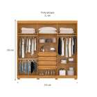 Guarda-roupa Casal Com Espelho Belem 6 Pt 4 Gv Carvalho E Off