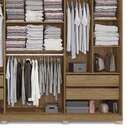 Guarda-roupa Casal Com Espelho Betta 3 Pt 4 Gv Nogueira