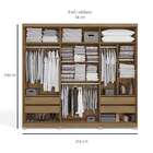 Guarda-roupa Casal Com Espelho Betta 3 Pt 4 Gv Nogueira