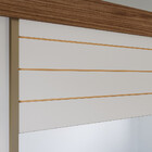 Guarda-roupa Casal Com Espelho Buzios 3 Pt 4 Gv Avelã E Pérola