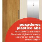 Guarda-roupa Casal Com Espelho Cadis Cinamon/off-white