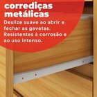 Guarda-roupa Casal Com Espelho Cadis Cinamon/off-white