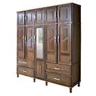 Guarda-roupa Casal Com Espelho Campo Grande 10 Pt 4 Gv Imbuia