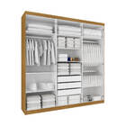 Guarda Roupa Casal Com Espelho Canoas Mapi Móveis 6 Portas 3