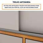 Guarda-roupa Casal Com Espelho Chicago 3 Pt 9 Gv Cinamomo E O