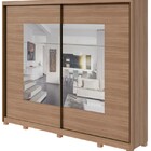 Guarda Roupa Casal Com Espelho Com Pé 02 Portas 6 Gavetas Tor
