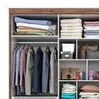 Guarda-roupa Casal Com Espelho Daniela 6 Pt 6 Gv Café E Off W