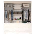 Guarda-roupa Casal Com Espelho Débora 6 Pt 9 Gv Branco