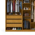 Guarda Roupa Casal Com Espelho E Led 6 Portas 6 Gavetas Inova