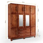 Guarda Roupa Casal Com Espelho E Pés 10 Portas 3 Gavetas Pari