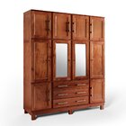 Guarda Roupa Casal Com Espelho E Pés 10 Portas 3 Gavetas Pari