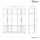 Guarda Roupa Casal Com Espelho E Pés 11 Portas 6 Gavetas Trit