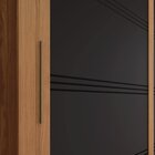 Guarda Roupa Casal Com Espelho E Pés 2 Portas De Correr Medel