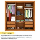 Guarda Roupa Casal Com Espelho E Pés 3 Portas 4 Gavetas Taifa
