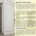 Guarda Roupa Casal Com Espelho E Pés 3 Portas 4 Gavetas Taifa