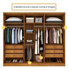 Guarda Roupa Casal Com Espelho E Pés 3 Portas 6 Gavetas 270cm